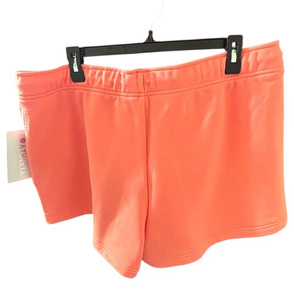 NWT Athleta Women’s Sz XL Heavyweight Terry Sportie Short in Mimosa Pink - Picture 7 of 11